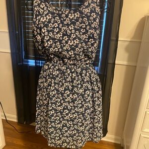 Floral Navy Dress
